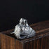 Bague Loup Tête de Loup Argent